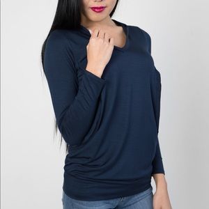 Alex & Harry Blue Nursing hooded top Size M